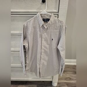 Ralph Lauren Men's Plaid Shirt - Black and White